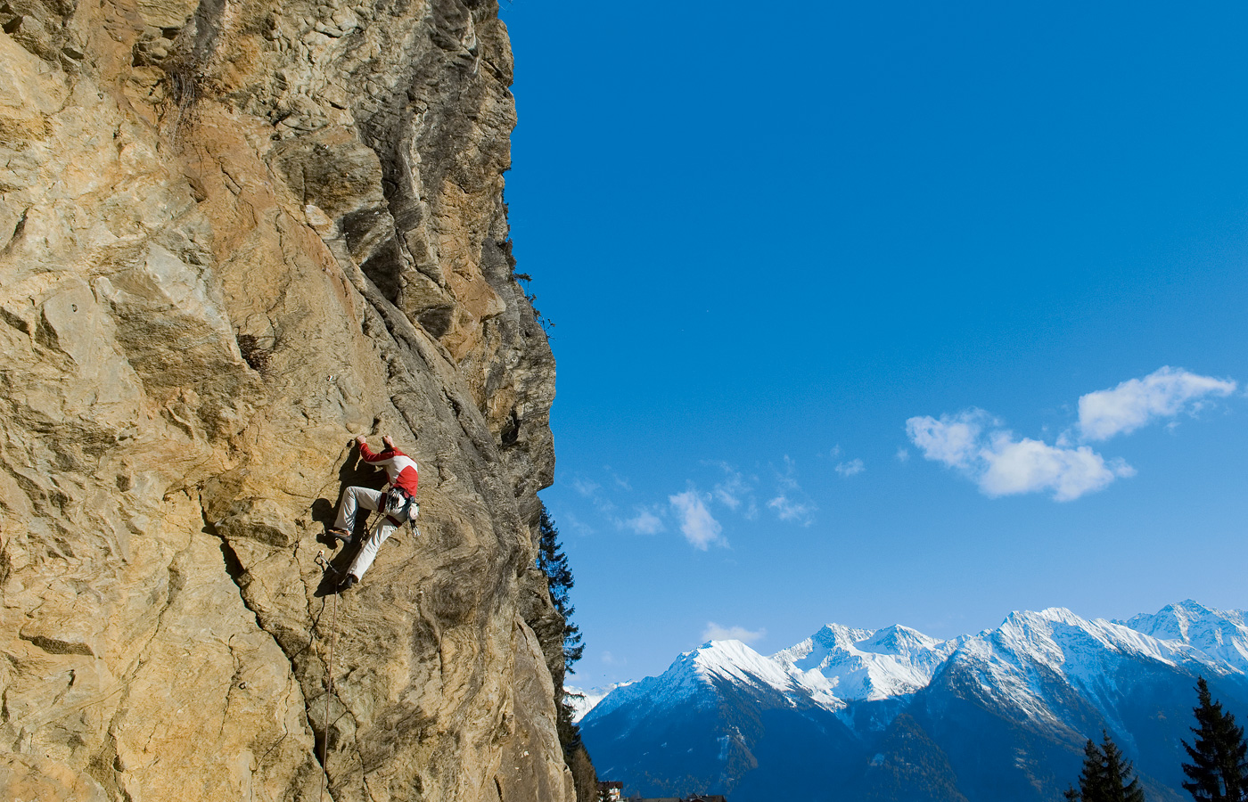 climb in south tyrol